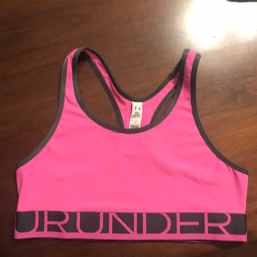 YXL GIRLS UNDER ARMOUR SPORTS BRA
